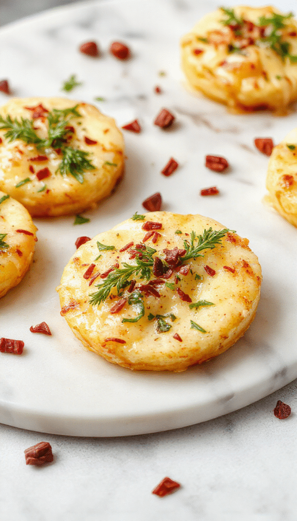 A colorful platter featuring an assortment of holiday appetizers including stuffed mushrooms, cheese and charcuterie boards, and vegetable platter with vibrant dips, all elegantly arranged on a wooden serving tray with festive decorations around.
