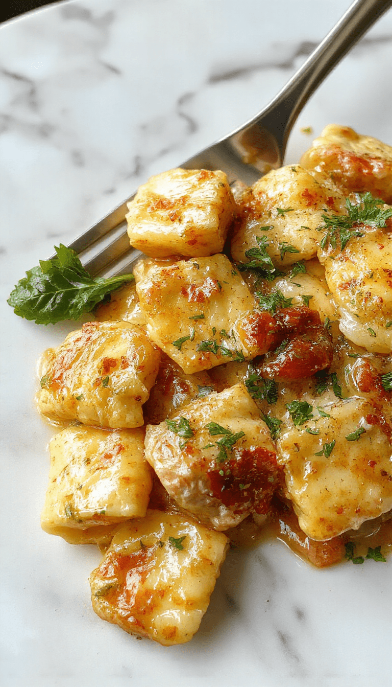 Colorful image of a rustic crockpot filled with creamy chicken tortellini, garnished with fresh herbs, served in a white bowl with a spoon on a wooden table, showcasing the tender tortellini, shredded chicken, and colorful vegetables, styled with a sprig of basil for a comforting feel.
