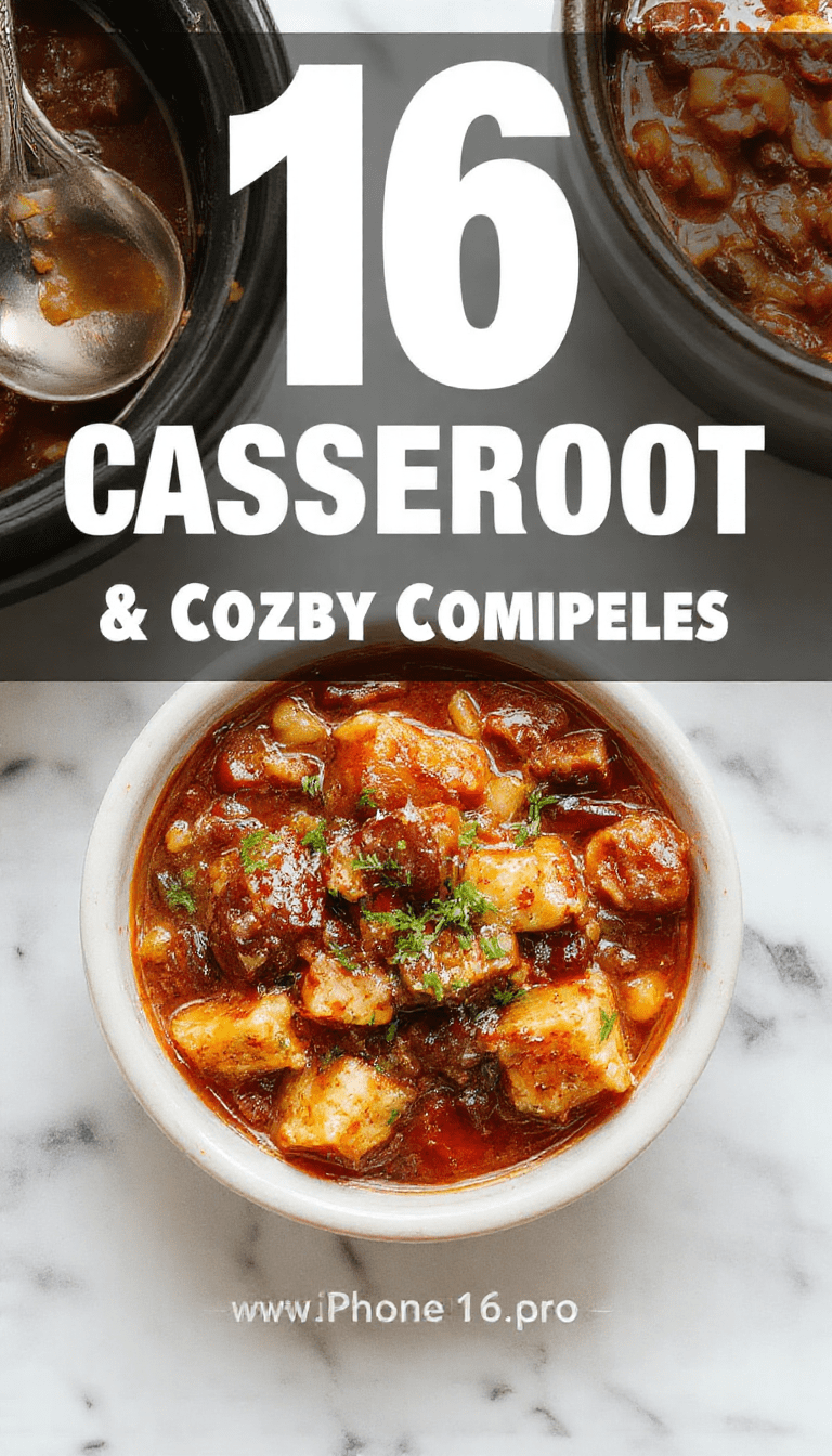 A colorful bowl of hearty crockpot stew with tender chunks of beef, vegetables, and herbs served on a rustic wooden table, steam rising, styled with fresh herbs and a crusty bread side.