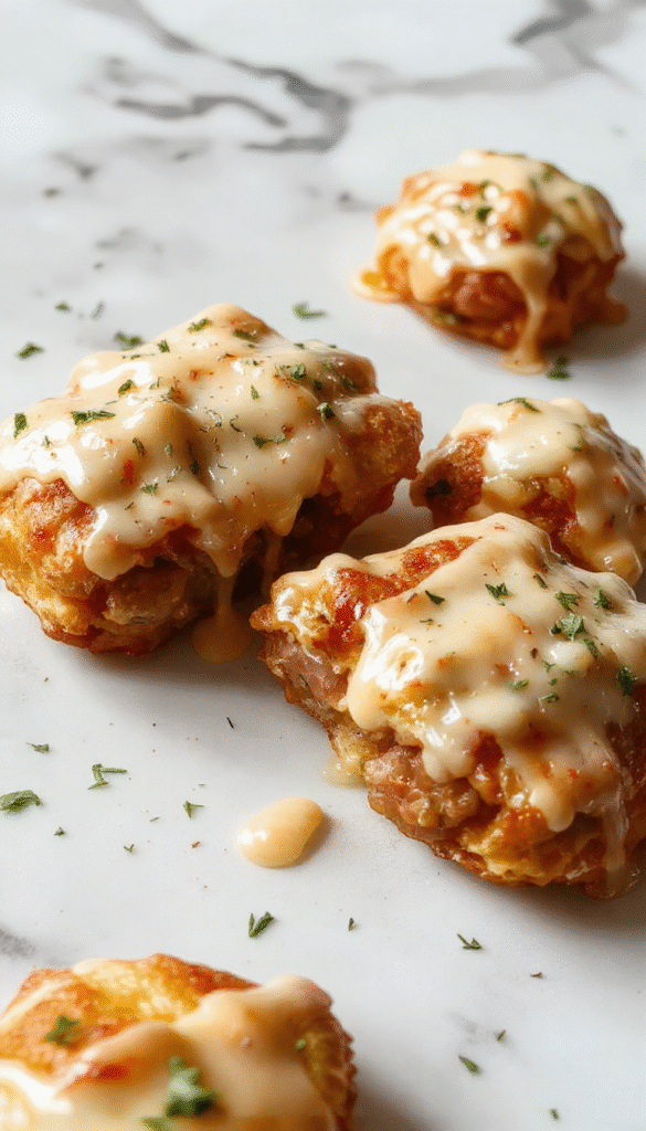 Golden brown pigs in a blanket arranged neatly on a rustic wooden serving platter, with crispy pastry wrapping around juicy sausage links, garnished with fresh herbs and served with a side of mustard for dipping.