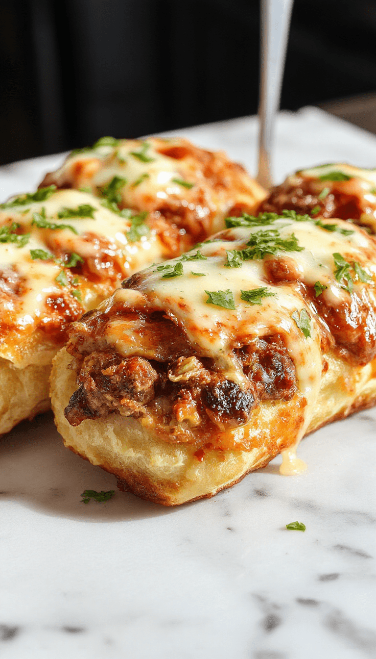 A close-up of golden-brown Philly cheesesteak rolls with melted cheese, green bell peppers, and thin slices of beef, arranged neatly on a rustic wooden platter, styled with fresh herbs and a side of dipping sauce.